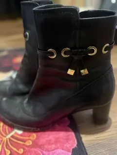 ルイ・ヴィトン レザーショートブーツ 38