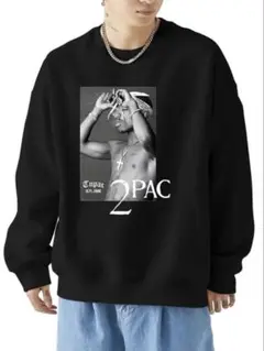 新品未使用 ブラック2PAC スウェット Lサイズ
