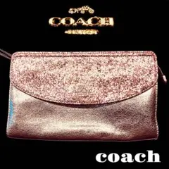 COACH コーチ クラッチバッグ　パーティーバッグ　ポーチ　リストレット