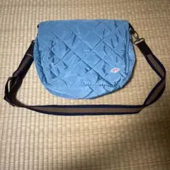 水色 キルティング ショルダーバッグ