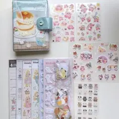 シール帳完成品＋新品シートシール＋おすそわけ　カービィ　ポケモン　サンリオ