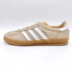 【極美品】アディダス ガゼル インドア ベージュ ホワイト スエード ガム