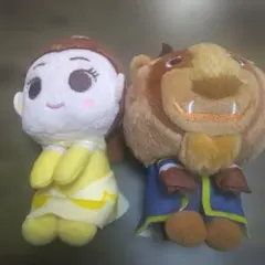 美女と野獣 ベル&野獣 ぬいぐるみ マスコット