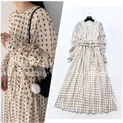 AnMILLE バストギャザーシャツOP アンミール ロングワンピース - メルカリ