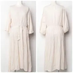 スタジオクリップ　ワンピース　studio clip アイボリー　キナリ　白