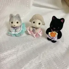 【シルバニアファミリー】きらきらくじ 人形セット