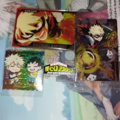 僕のヒーローアカデミア　 爆豪勝己 　緑谷出久　　シールウエハース　カード