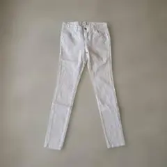 FIRST-LIFE ホワイト スキニーデニム L