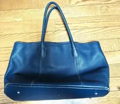 BEAMS HEART オールレザートートバッグ 牛革 シボ革 大容量