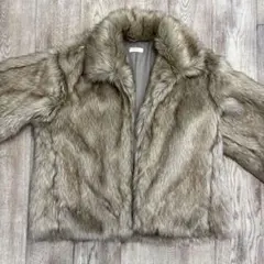 Ungrid フェイクファー ショートジャケット