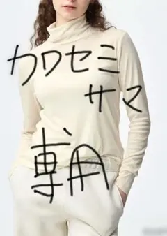 シアー ハイネック