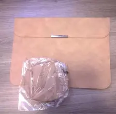 最終価格！新品！ノートパソコンケース磁石設計スタンド付き　 撥水加工　薄型　革