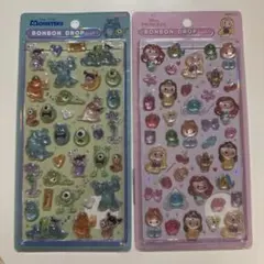 モンスターズインク　プリンセス　ボンボンドロップシール 2枚セット