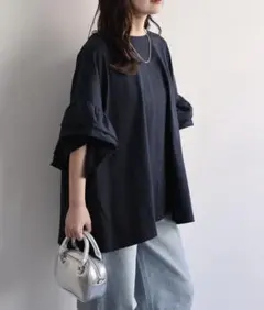最終価格　ap retro フリルトップス　新品のサムネイル