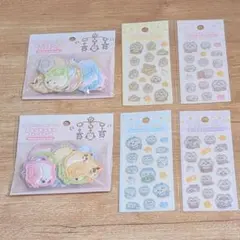 ちいかわ ミニミニぷっくりシール4種 おしりむっちりフレークシール2セット