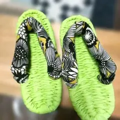 천 코끼리, 린넨 샌들 너비 23.5cm, 9.5cm