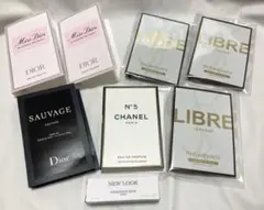 香水　サンプル8点セット　Dior CHANEL YK0734
