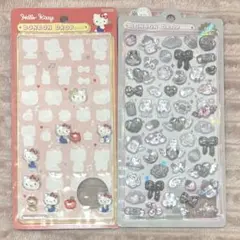ボンボンドロップシール　しろくろボンボン　うさぎ　クーリア正規品 キティ