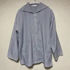 SimpleEase ストライプ　薄手パーカー