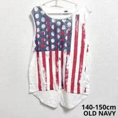 2350 OLD NAVY ワンピース 140 150ノースリーブ 夏のサムネイル