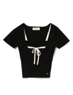 andmary Natalie ribbon set black