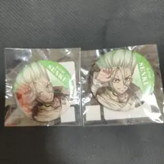 Dr. STONEレイニーデイ 石神 千空　缶バッジ dmm スクラッチ