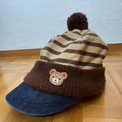 ミキハウス　ベビーニット帽　Sサイズ