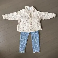 ZARAキッズZARAベビーデニムシャツセット104 100cm