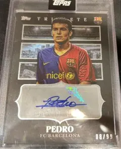 【直筆サイン!!限定99枚】ペドリ ＆ ファティ バルセロナ topps 直筆サイン!!限定99枚】ペドリ ＆ ファティ バルセロナ topps