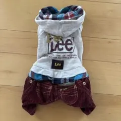 Lee 犬用 パーカー つなぎ コーデュロイのサムネイル