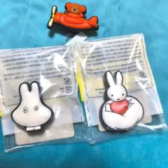 新品 クロックス ジビッツ ミッフィー ボリス 正規品 ３個セット