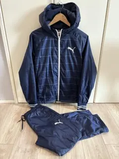 PUMA /プーマ ウィンドブレーカー＆パンツセット ネイビー M