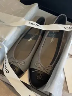 CHANEL ラフィアバレリーナ 36 - メルカリ