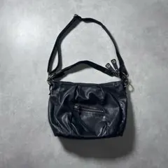 00s 90s archive レザー ハンドバッグ ギャザー スタッズ 平成 00s 90s archive レザー ハンドバッグ ギャザー スタッズ 平成 - メルカリ