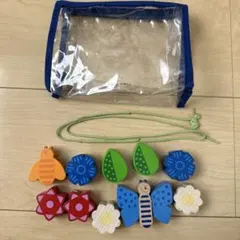 HABA ハバ 紐通し　知育玩具　ドイツ　ボーネルンドのサムネイル