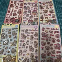 ラブブシール ぷくぷくシール コラボ 6枚