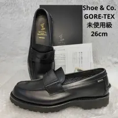 未使用級　Shoe & Co. GORE-TEX　ビブラム ローファー26cm 未使用級 Shoe & Co. GORE-TEX ビブラム ローファー26cm - メルカリ