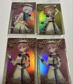 にじさんじ ウエハース メタリックプラカード 椎名唯華、本間ひまわり、笹木咲