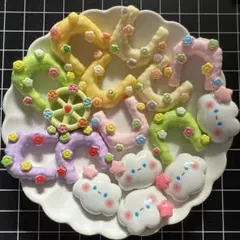 デコパーツまとめ売り　アソート　カボション　16個