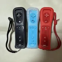 Wiiリモコン 3個セット 黒 青 赤