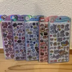 【値下げ中】うるちゅるポップシール　5枚セット