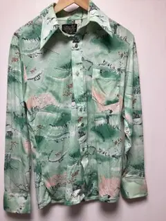 古着 70s/70年代 ヴィンテージ Contour knit15-15 1/2