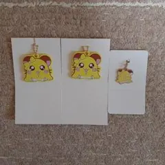 とっとこハム太郎 ダイソー ラバーキーホルダー メタルチャーム/ちび丸ちゃん