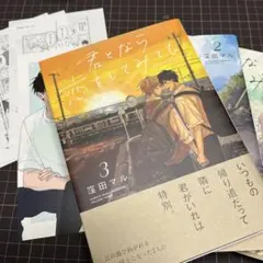君となら恋をしてみても 1→3巻　特典5点付き