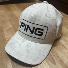 期間限定⭐︎PING ゴルフキャップ ホワイト　米国現地購入