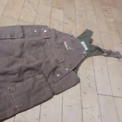 bebe オーバーオール ブラウン 95cm