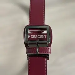 DESCENT 少年野球　ベルト　えんじ