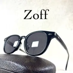 極美品　Zoff　ゾフ　サングラス　ZF241G02B　ブラックレンズ・フレーム