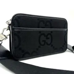 【新品未使用】GUCCI ジャンボGG ショルダーバッグ キャンバス デカロゴ