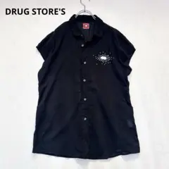DRUG STORE'S＊コットンリネン　フレンチスリーブ ブラウス　サイズ3のサムネイル